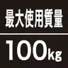 最大使用質量100kg