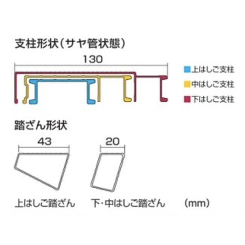 未使用　サヤ管式３連はしご　三連はしご　ピカコーポレイション　コンパクト3シリーズ　LNT-100A　引き取り希望 製品情報】LNT-100A コンパクト3 ： はしご、脚立の株式会社ピカ